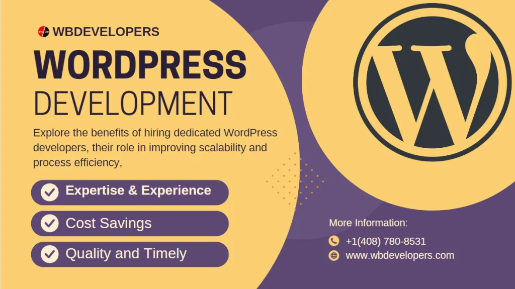 Wordpress develpers banner